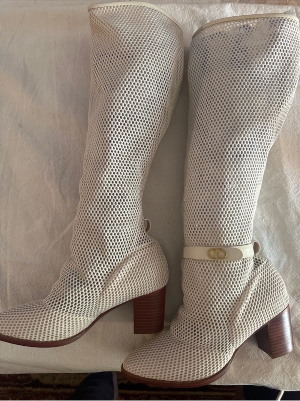 Dior Empreinte Mesh Montaigne Boot(Authentic) Size 43/10